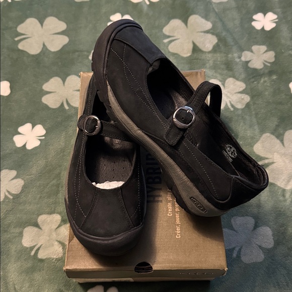 Keen Toyah MJ Black Nubuck Mary Jane W12 - Picture 11 of 13